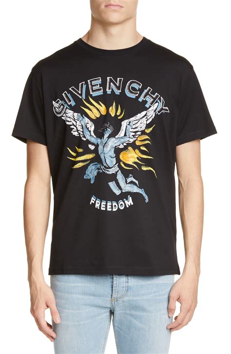 givenchy man shirt|givenchy graphic t shirt.